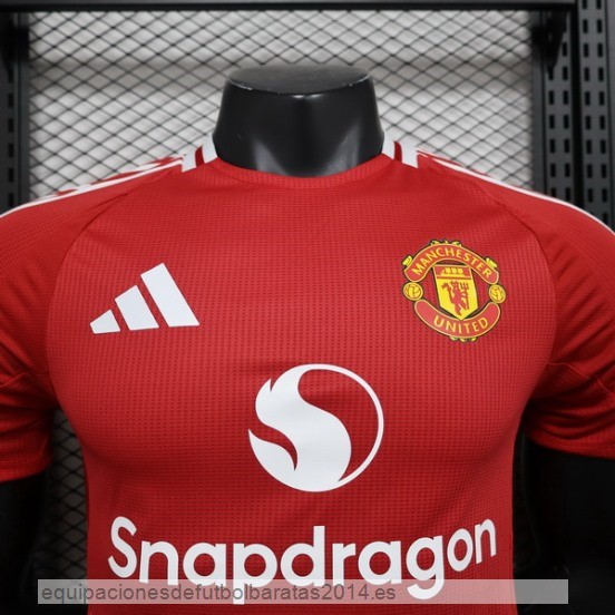 Nuevo 1ª Jugadores Camiseta Manchester United 24/25 Rojo Baratas